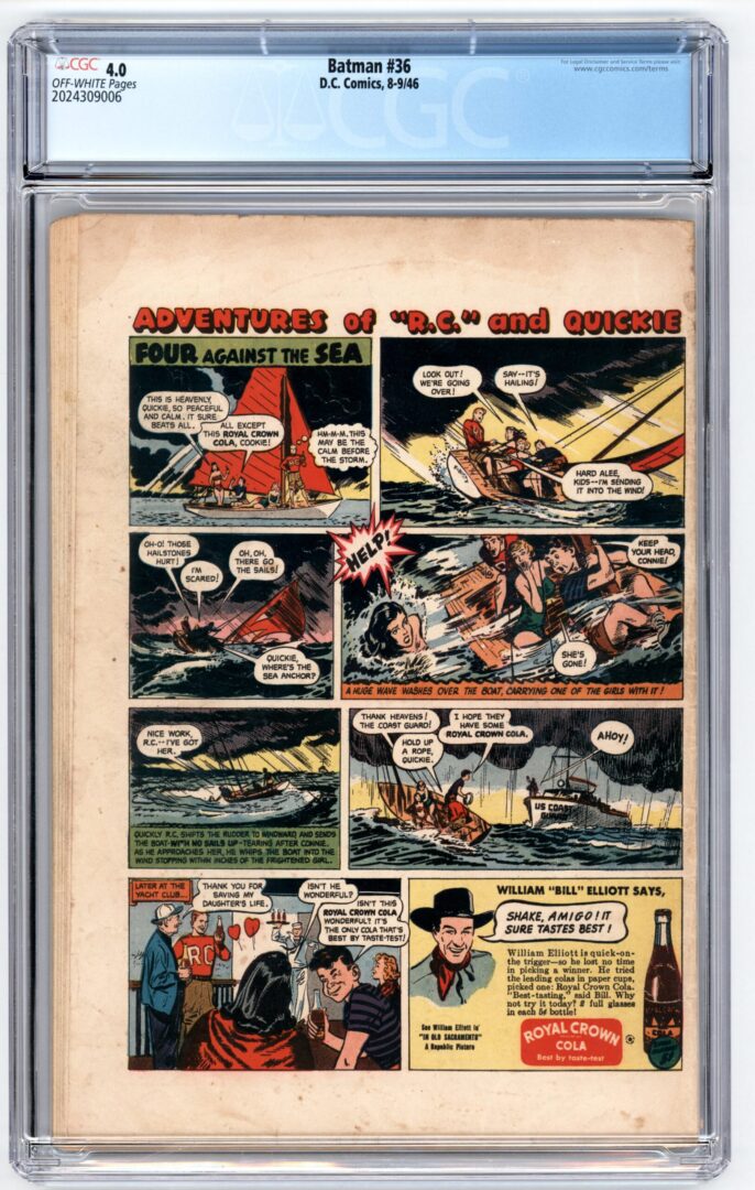 Batman #36  CGC 4.0