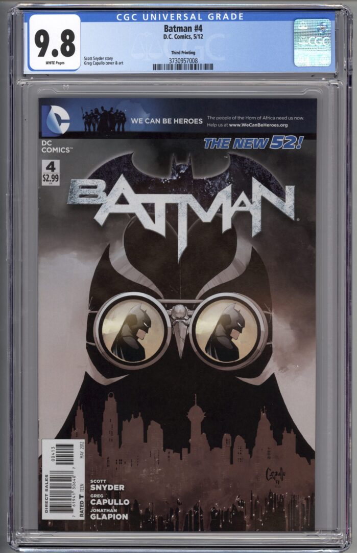 Batman #4 3rd Print CGC 9.8