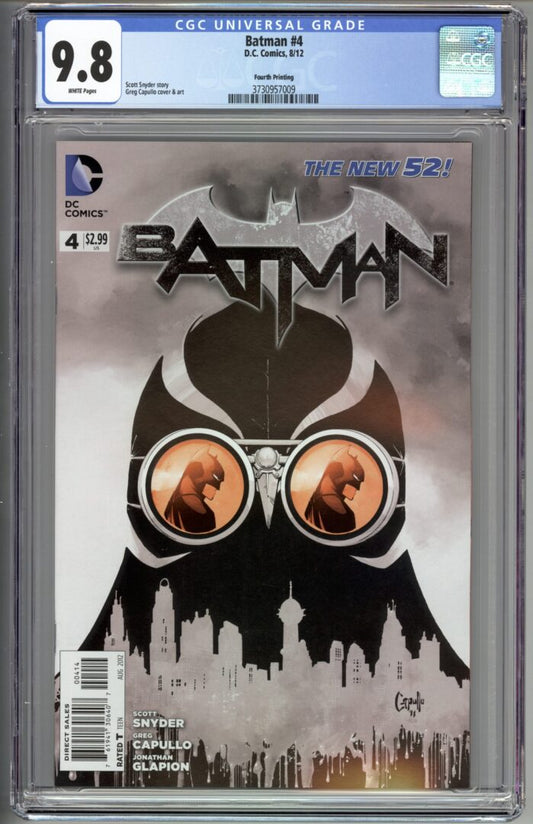 Batman #4  4th Print  CGC 9.8