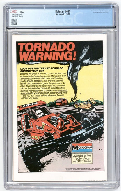 Batman #404  CGC 9.6