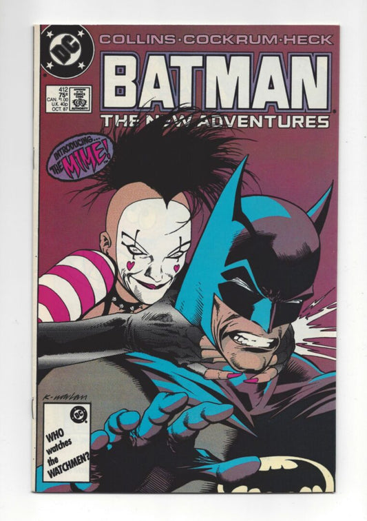 Batman #412  NM-  1st appearance of the Mime