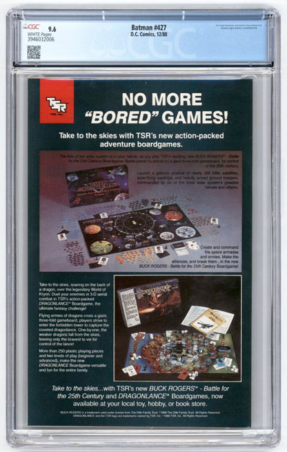 Batman #427  CGC 9.6