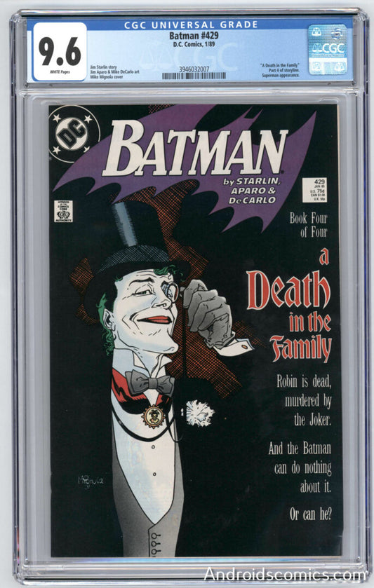 Batman #429  CGC 9.6
