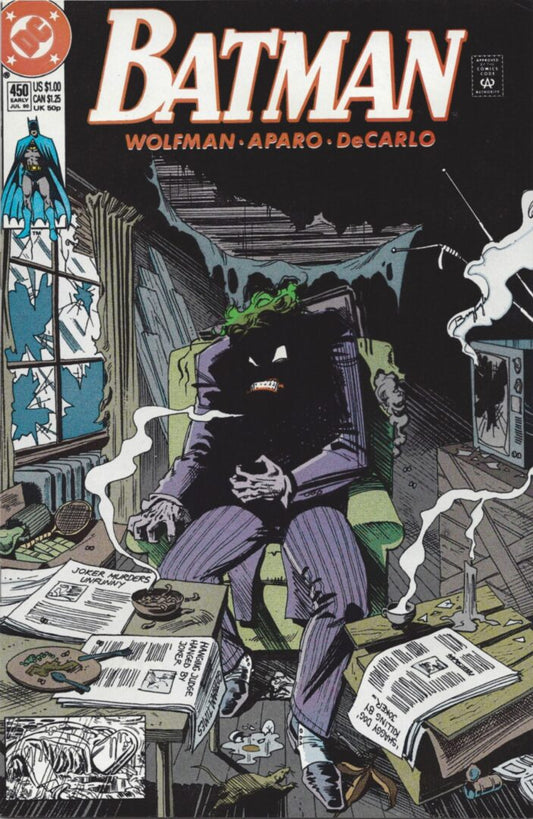 Batman #450 1st appearance of Curtis Base  VF