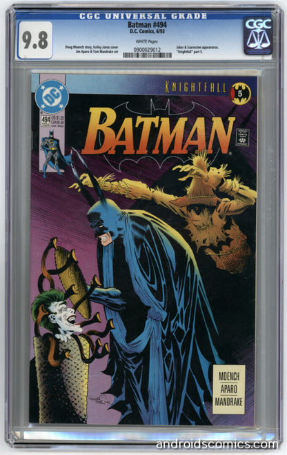 Batman #494  CGC 9.8