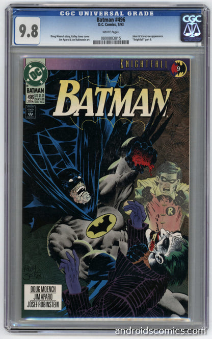 Batman #496  CGC 9.8