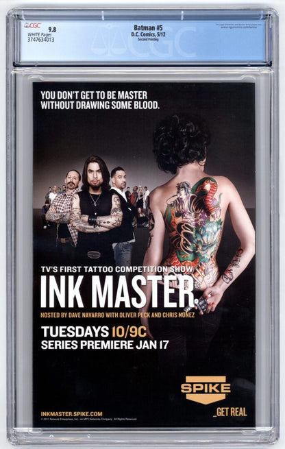 Batman #5  CGC 9.8  2nd Print