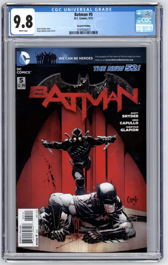 Batman #5  CGC 9.8  2nd Print
