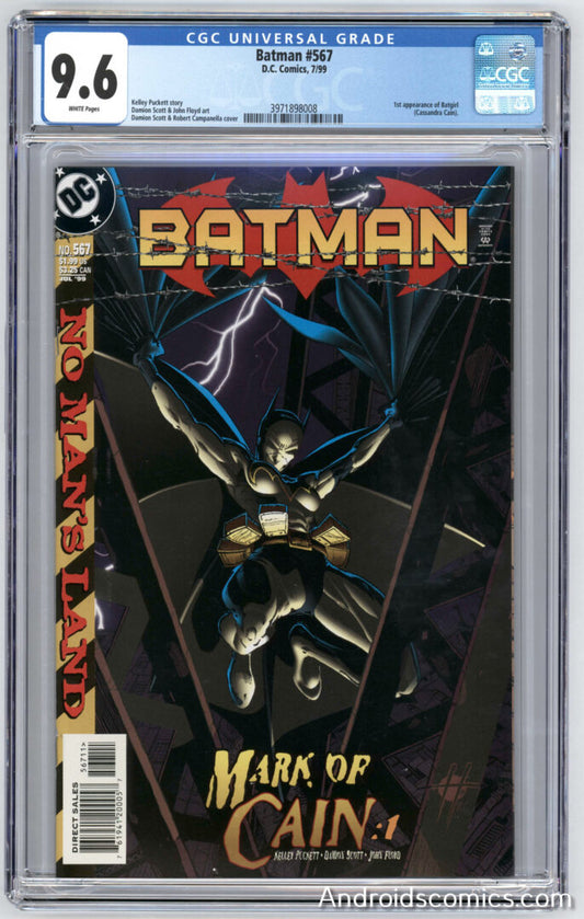 Batman #567  CGC 9.6  1st App. of Cassandra Cain