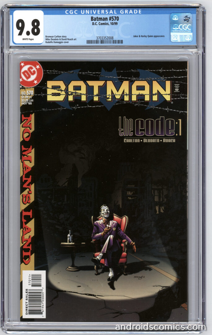 Batman #570  CGC 9.8  2nd appearance of Harley Quinn