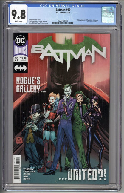 Batman #89  CGC 9.8 1st appearance of Punchline in cameo
