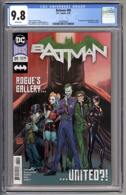 Batman #89  CGC 9.8  1st appearance of Punchline in cameo