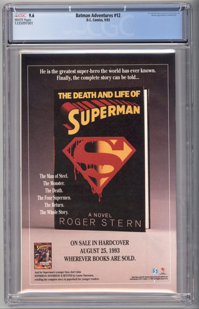 Batman Adventures #12  CGC 9.6  1st appearance of Harley Quinn