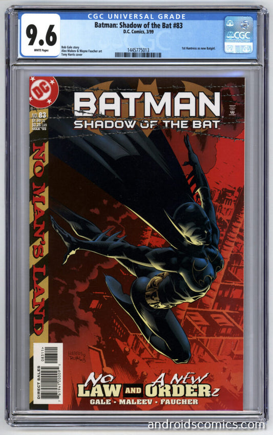 Batman Shadow of the Bat #83  CGC 9.6  1st Huntress as Batgirl