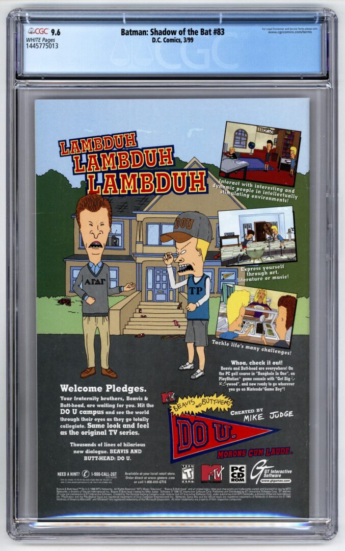 Batman Shadow of the Bat #83  CGC 9.6  1st Huntress as Batgirl