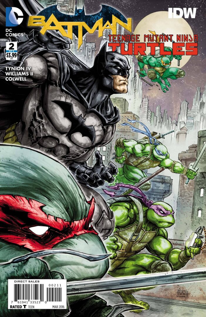 Batman  Teenage Mutant Ninja Turtles #2  NM