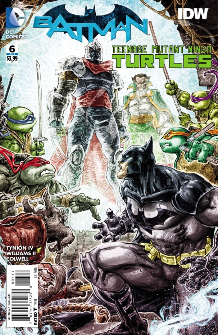 Batman  Teenage Mutant Ninja Turtles #6  NM