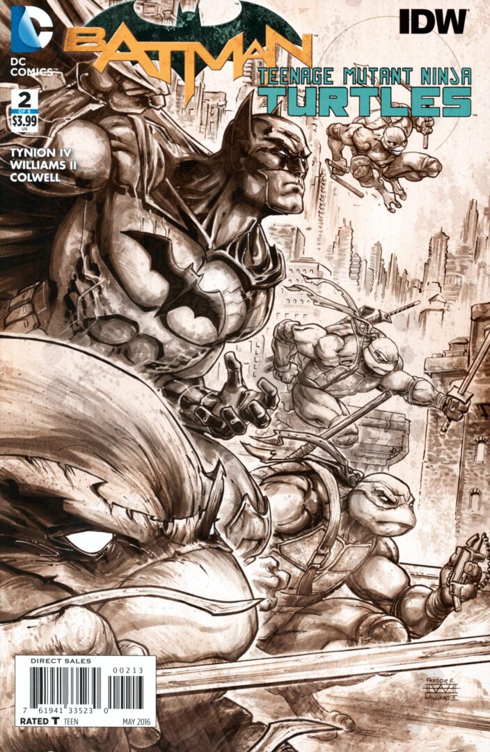 Batman  Teenage Mutant Ninja Turtles #2  NM  3rd Print