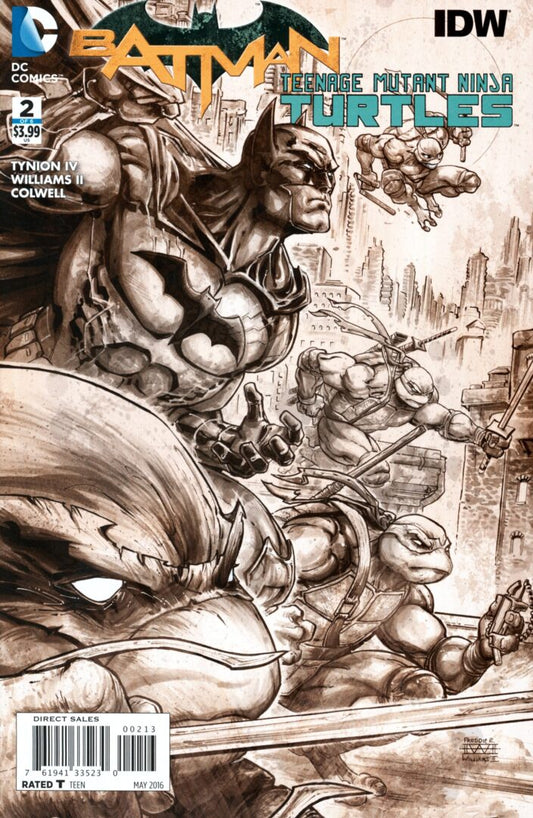 Batman  Teenage Mutant Ninja Turtles #2  NM  3rd Print