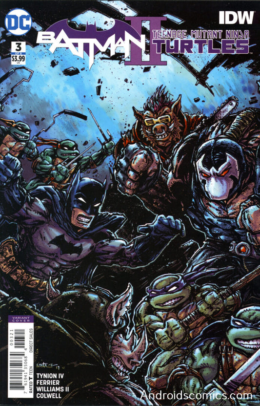 Batman  Teenage Mutant Ninja Turtles II #3  Cover B  NM