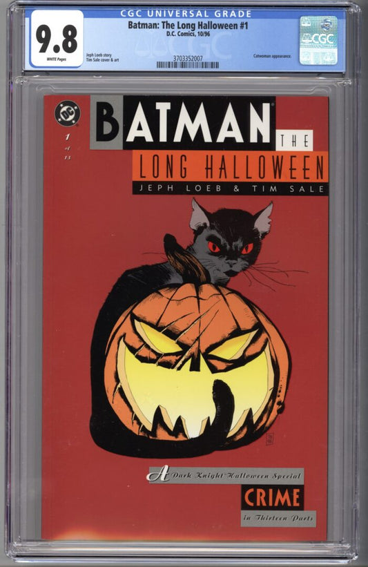 Batman The Long Halloween #1  CGC 9.8 1st appearance of Alberto Falcone
