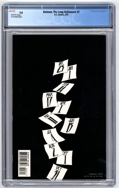Batman: The Long Halloween #3  CGC 9.8