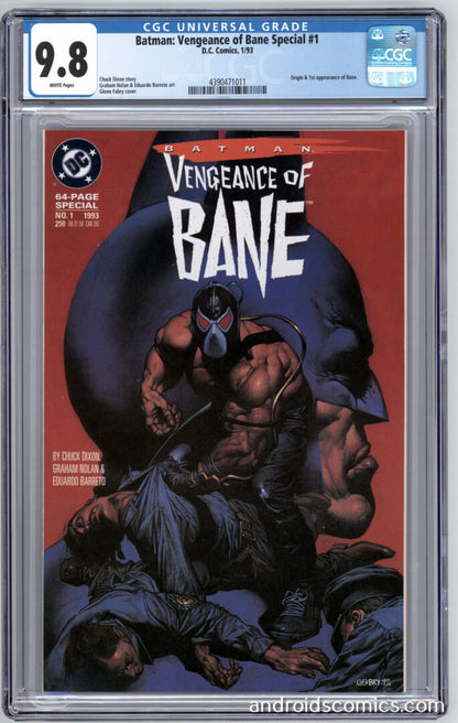 Batman Vengeance of Bane #1 Origin & 1st App. of Bane CGC 9.8