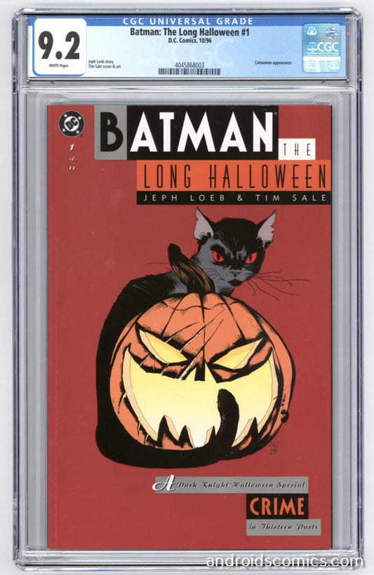 Batman The Long Halloween #1  CGC 9.2  1st App. of Alberto Falcone