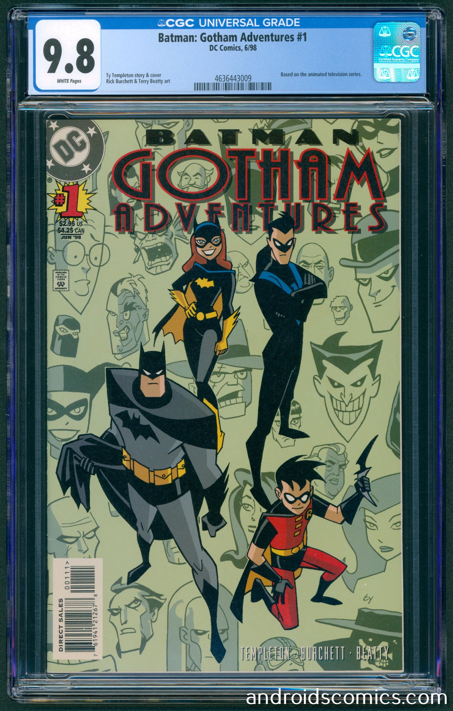 Batman Gotham Adventures #1  CGC 9.8