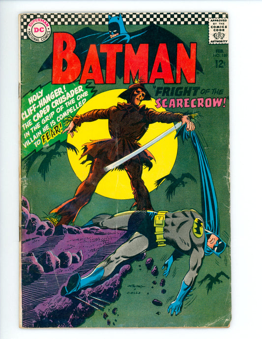 Batman #189  GD  1st Silver Age App. of Scarecrow
