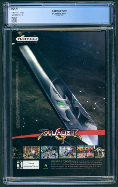 Batman #619 CGC 8.5 Villian Cover