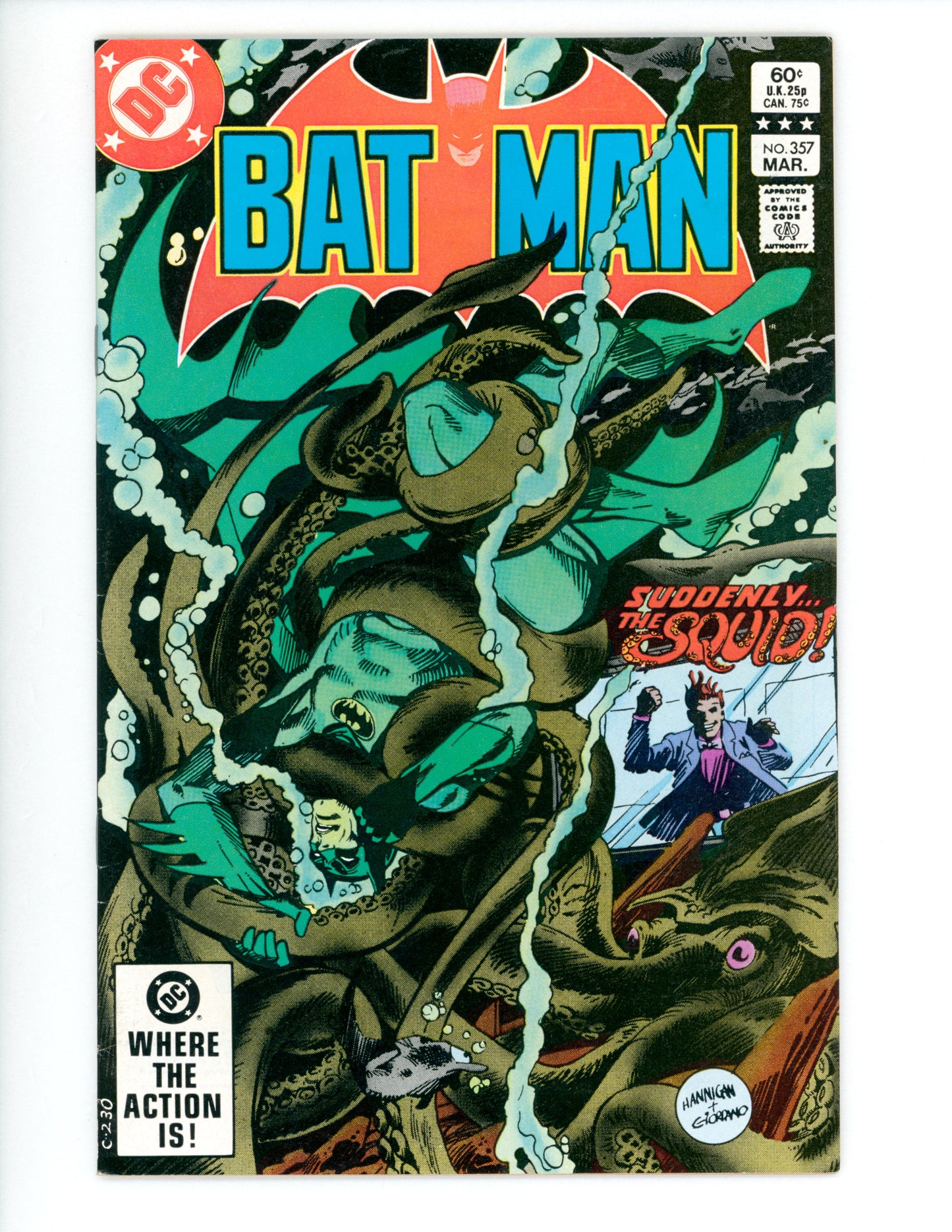 Batman #357  VF  1st full App. of Killer Croc & Jason Todd