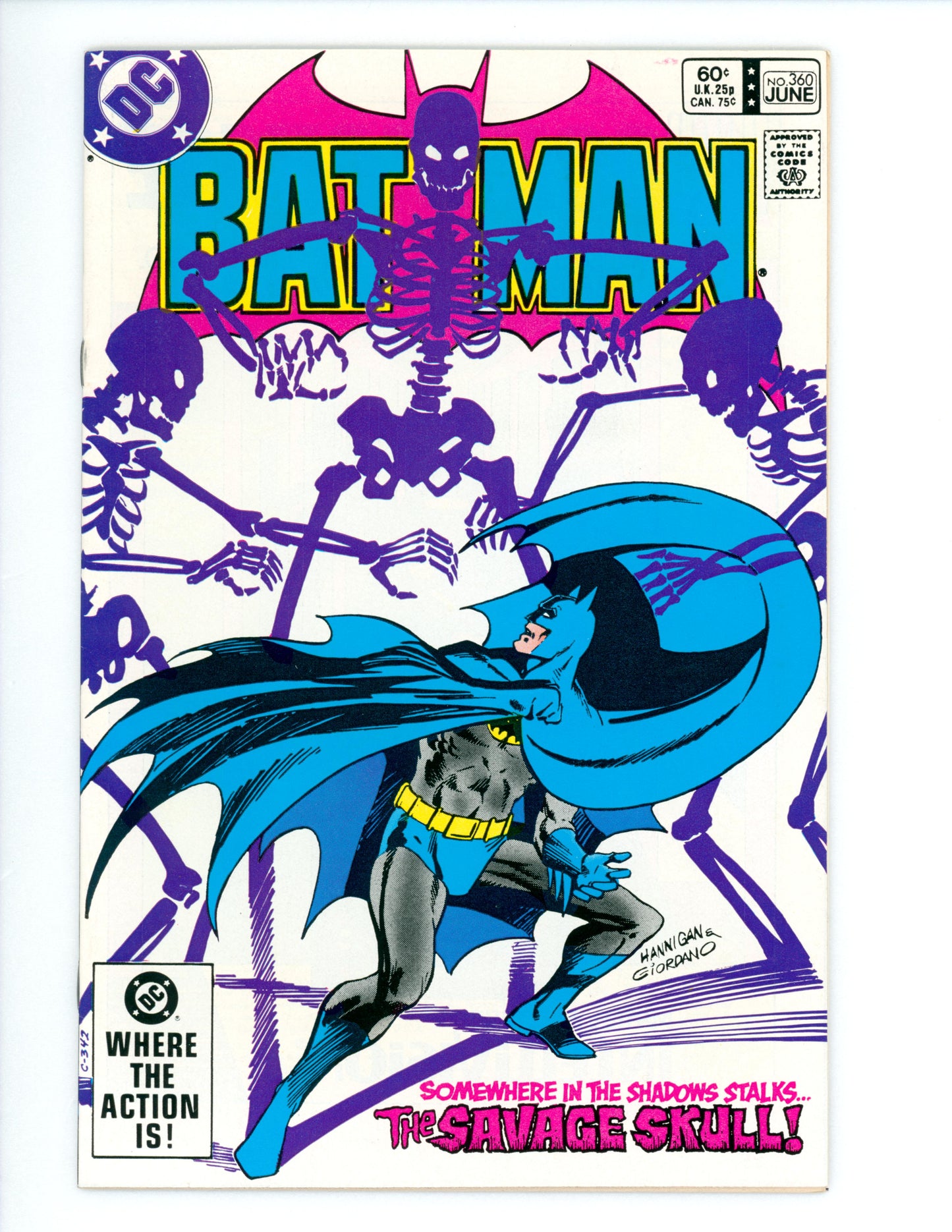 Batman #360 NM 1st App. of the Savage Skull