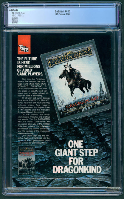 Batman #415  CGC 9.8