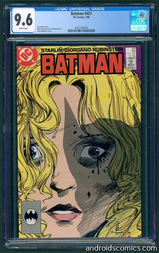 Batman #421  CGC 9.6