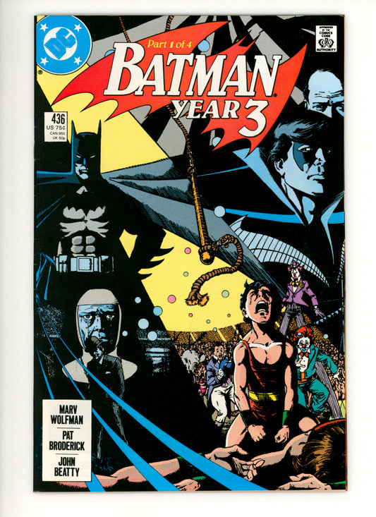Batman #436  VF-  1st appearance of Tim Drake