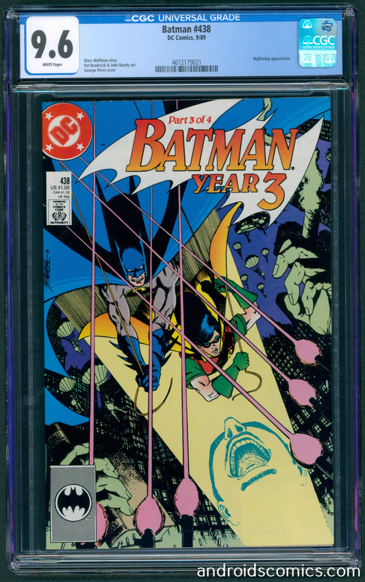 Batman #438  CGC 9.6