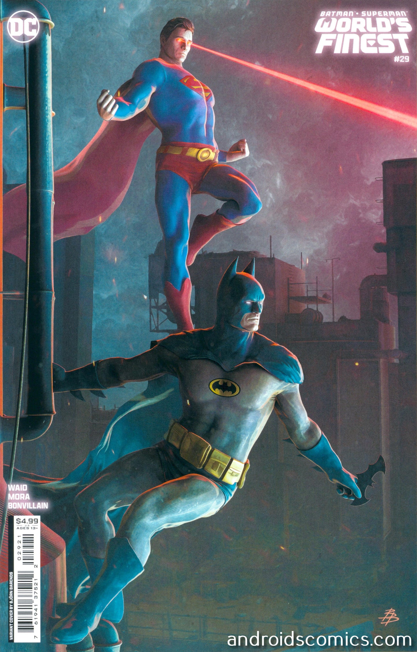 Batman Superman Worlds Finest #29 Cover B Bjorn Barends Variant