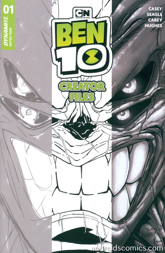 Ben 10 #1 Creator Files (One Shot) Cover G Cormac Hughes Line Art Full Art Variant