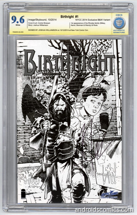 Birthright #1  NYCC 2014 Variant CBCS 9.6