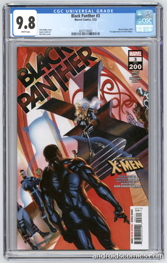 Black Panther #3  CGC 9.8  1st App. of Tosin Oduye