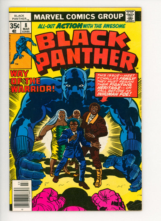 Black Panther #8  FN-  1st App. of Khanata