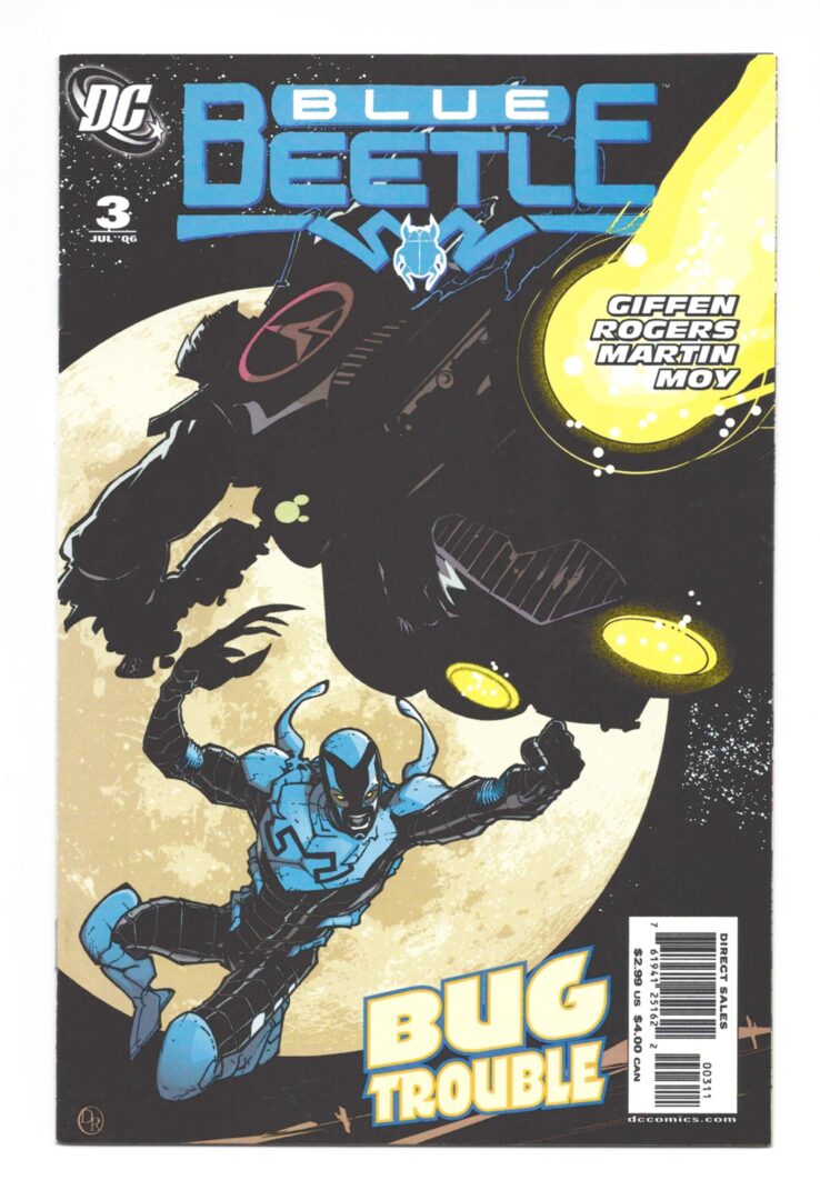 Blue Beetle #3  VF-  1st appearance of new Peacemaker