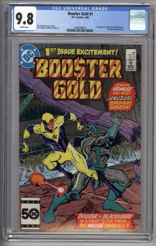 Booster Gold #1  CGC 9.8  1st appearance of Booster Gold