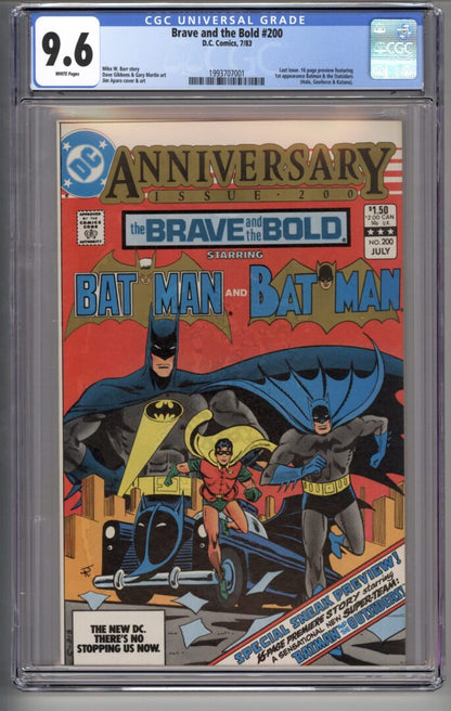 Brave and the Bold #200  CGC 9.6  1st appearance of  Katana,  Geoforce, and Halo