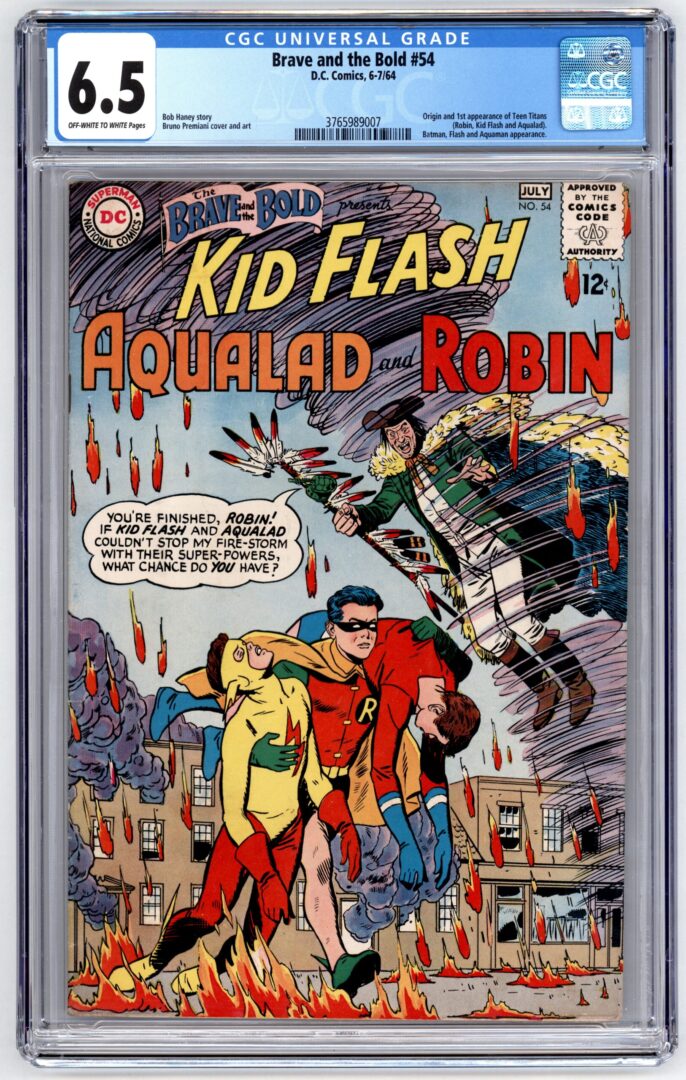 Brave and the Bold #54  CGC 6.5  Origin & 1st App. of the Teen Titans