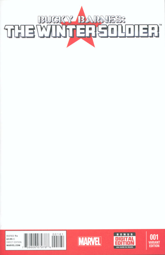 Bucky Barnes Winter Soldier #1 Blank Variant