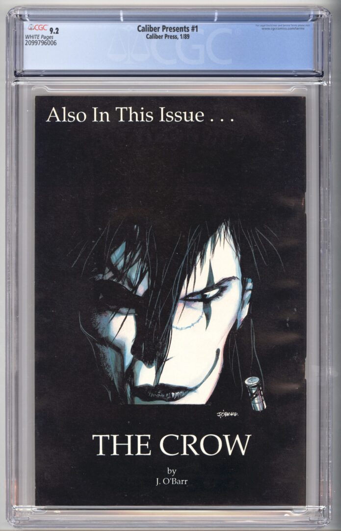 Caliber Presents #1  CGC 9.2  1st appearance of the Crow