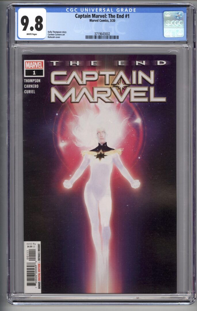 Captain Marvel The End #1  Cover A  CGC 9.8