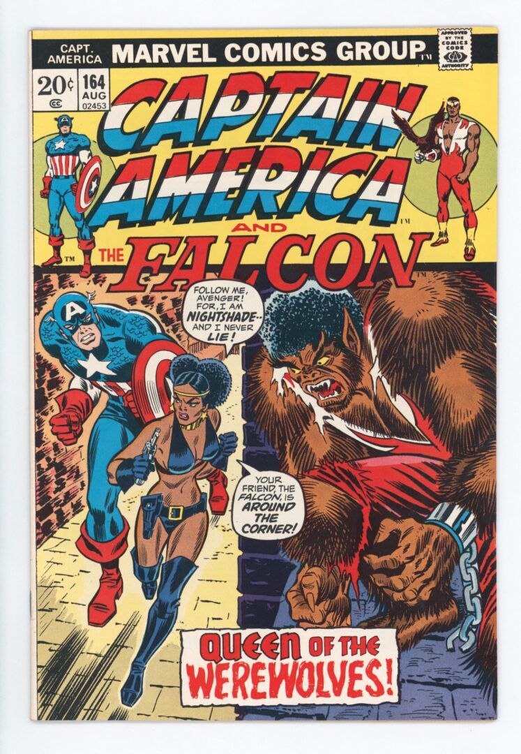 Captain America #164  VF 1st App. of Nightshade